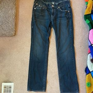 True Religion Straight Jeans - sz 32 LIKE NEW!